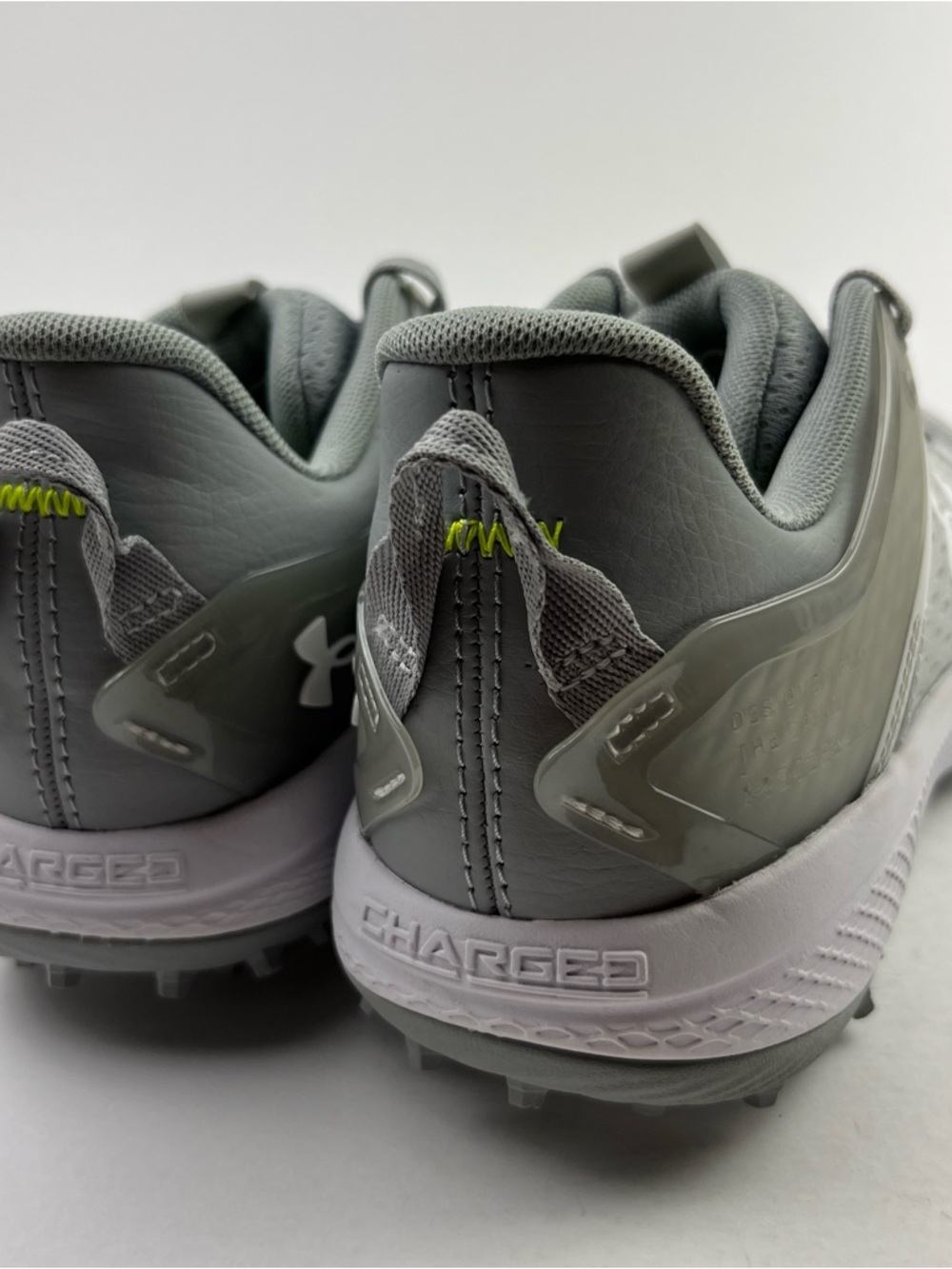 Under Armour UA Yard Turf Mens Size 8.5 Baseball Shoes Grey 3025593-102 - Picture 6 of 12
